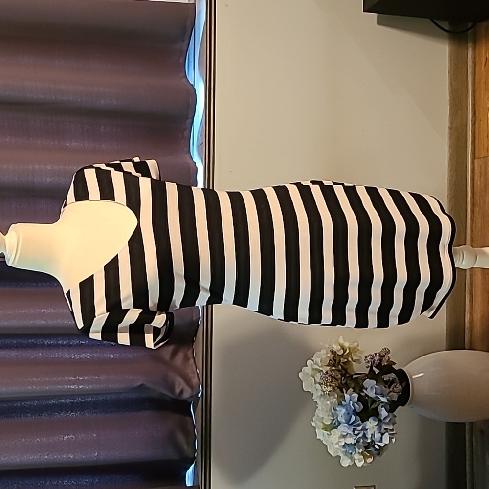 Jennifer Lopez Striped Dress